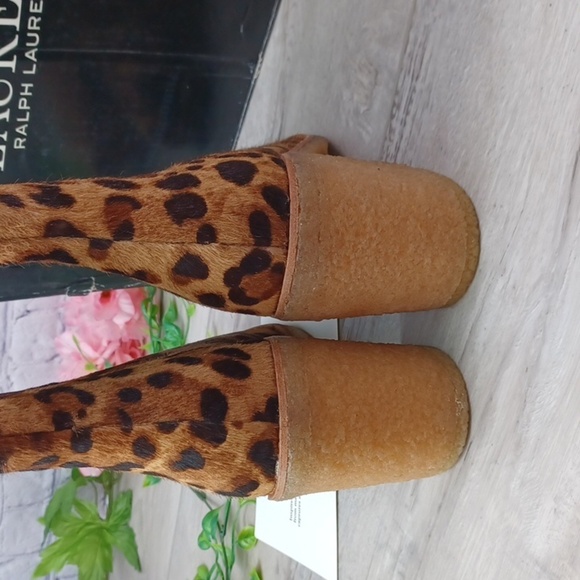 Lauren Ralph Lauren Mariana Boot Calf Hair NIB - Picture 5 of 13